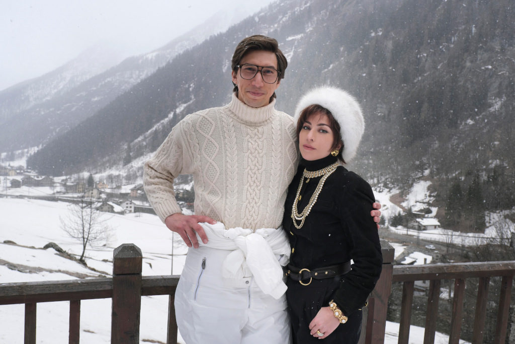 Adam Driver and Lady Gagga in House of Gucci