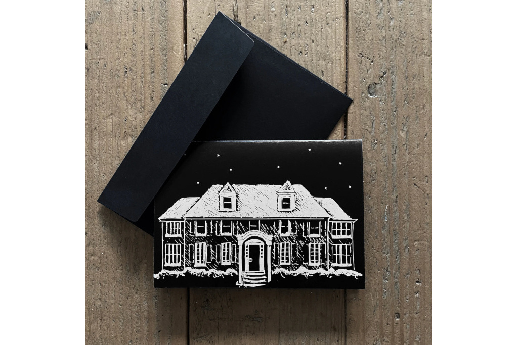 Aspect Illustration Hand-drawn Christmas Card Inspired by Home Alone