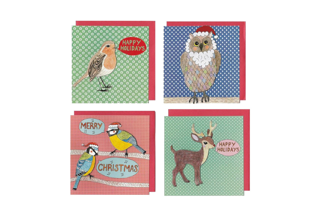 Artsy Christmas Cards - Kate Garey 3D Effect Xmas Cards