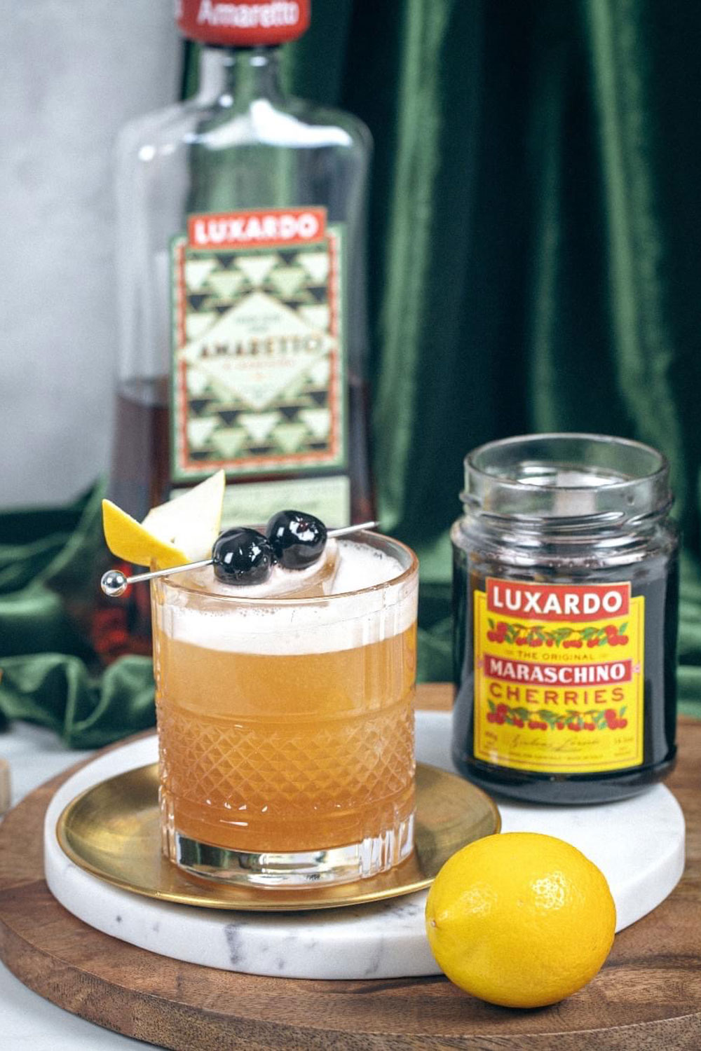 Spiced Amaretto Sour