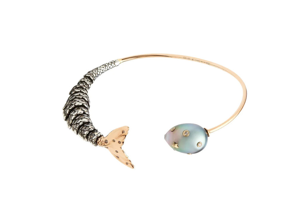 Mermaid tail bangle