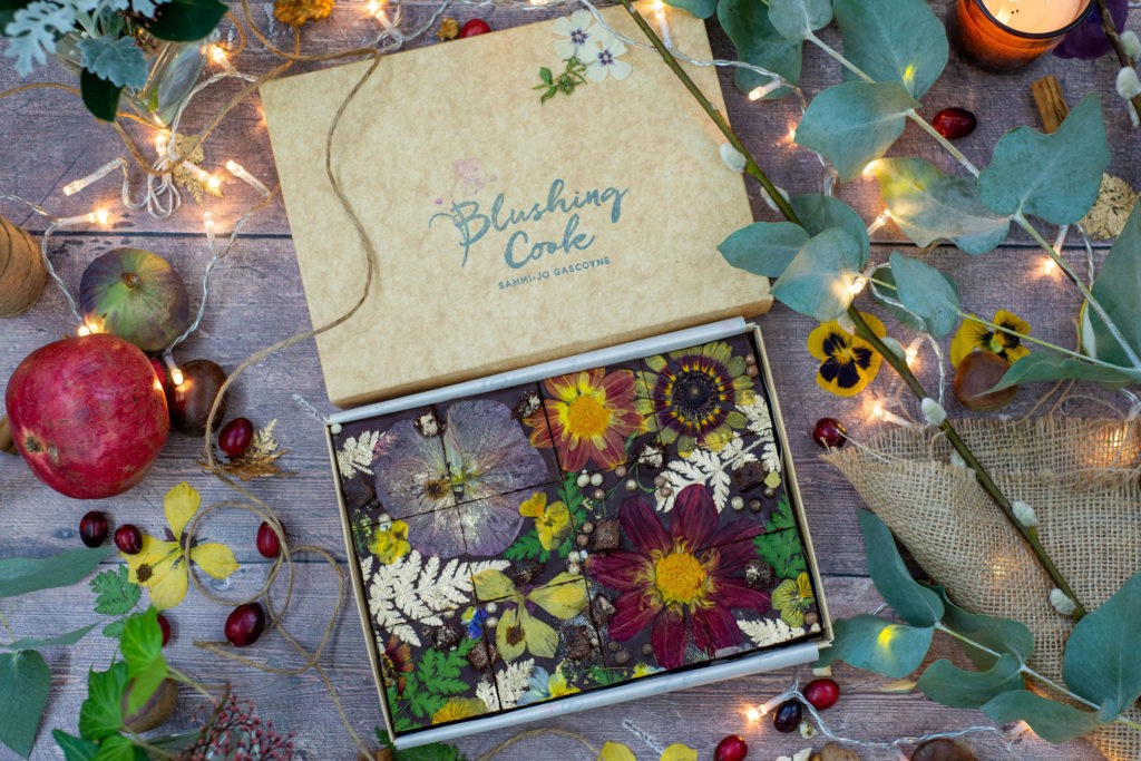 Blushing Cook brownies