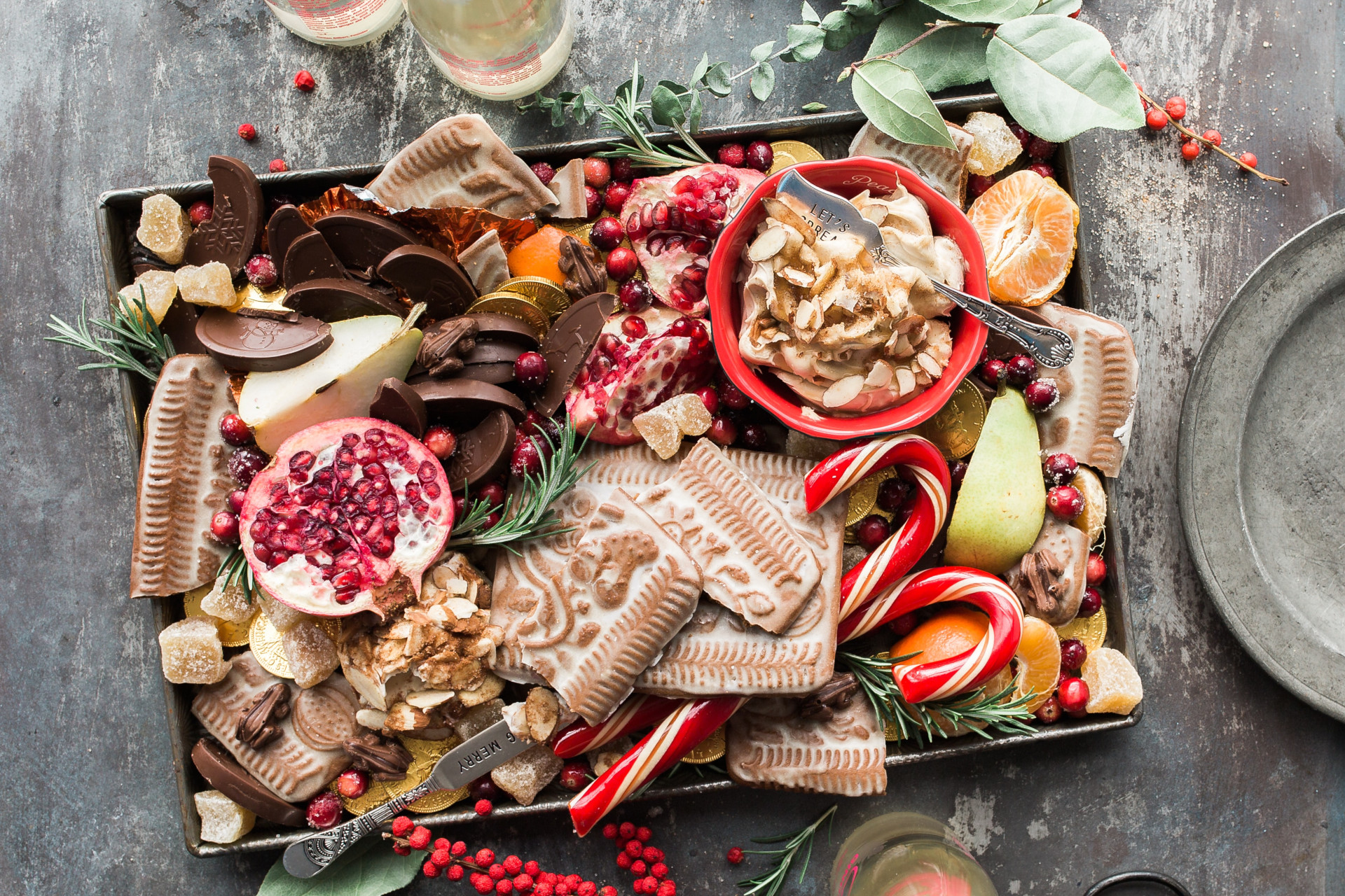 Tray of Christmas treats