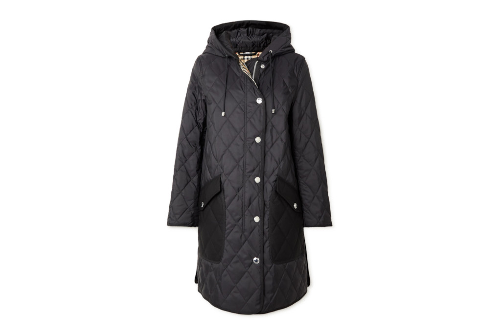 Hooded quilted jacket