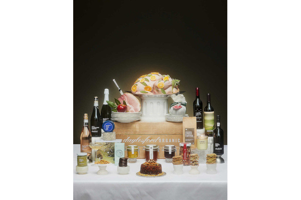 Food and drink nestled around Daylesford Organic hamoer