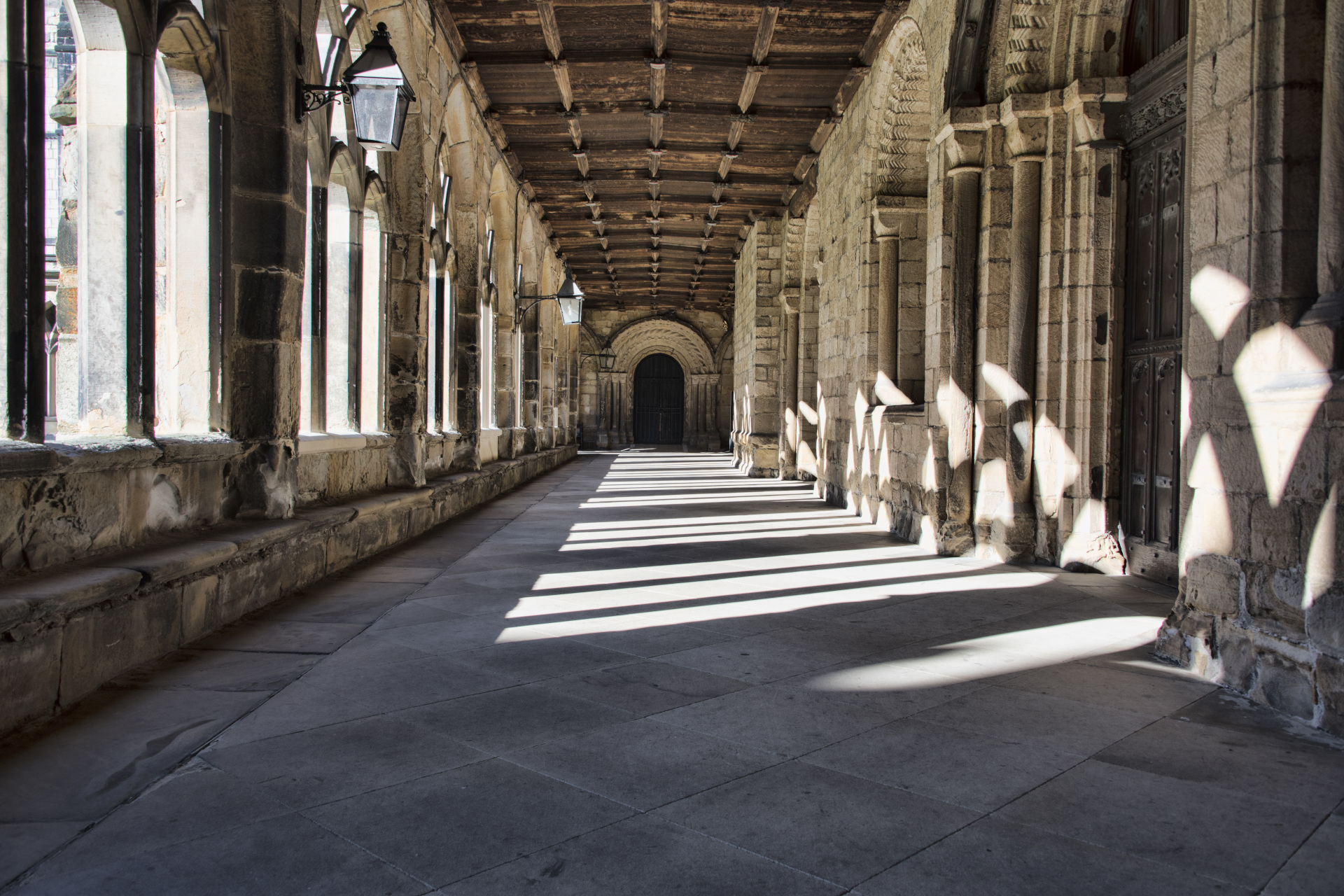 The Cloisters in Durham Cathedral, NE England, United Kingdom