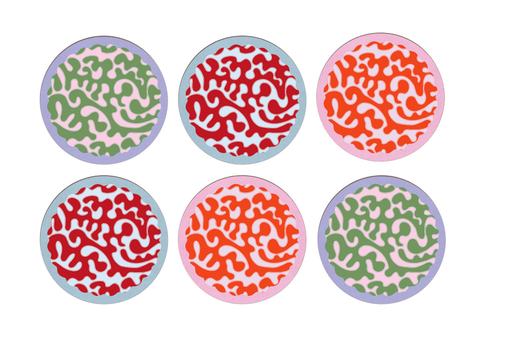 Fruit Loop Placemats Set