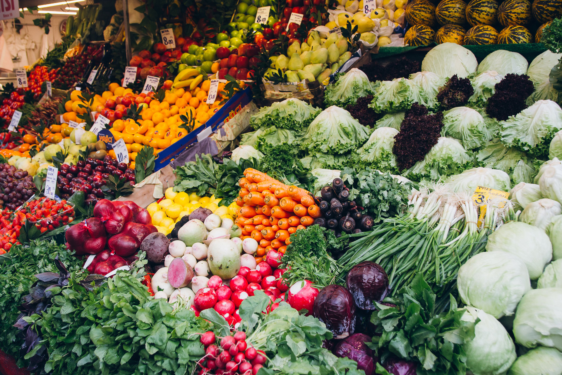 Vegetable stall