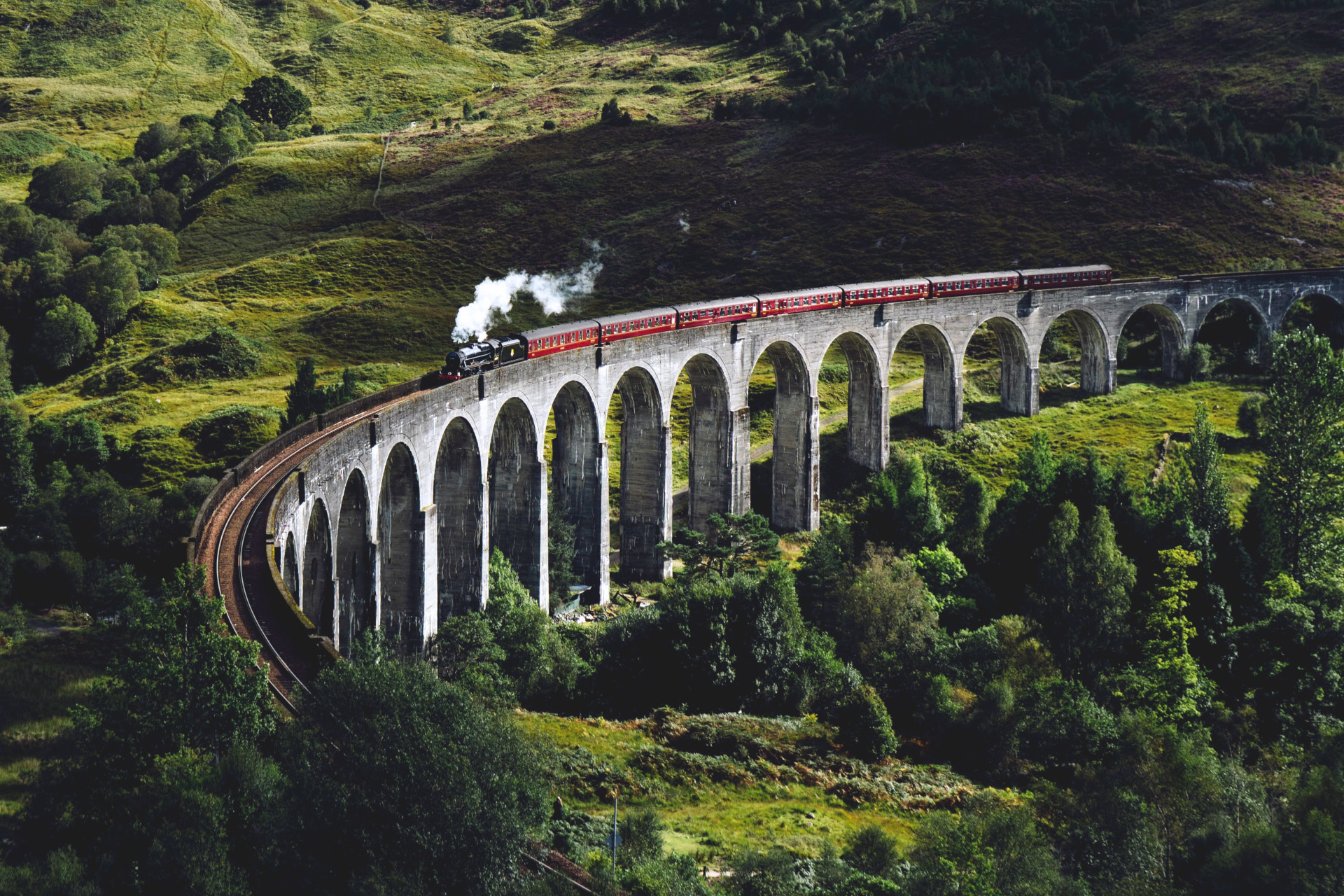 Harry Potter Filming Locations - Glenfinnan Viaduct