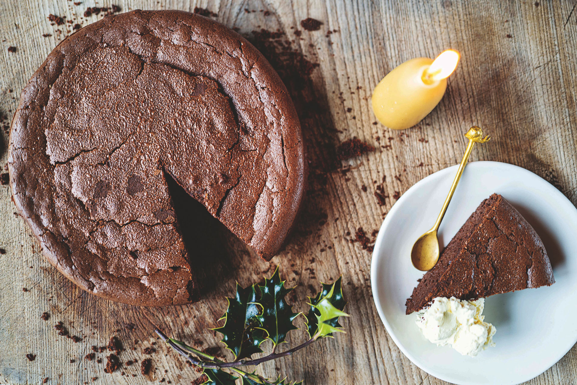 Lucy Brazier's Chestnut & Chocolate Cake