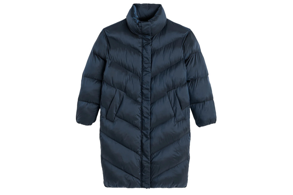 Long puffer coat