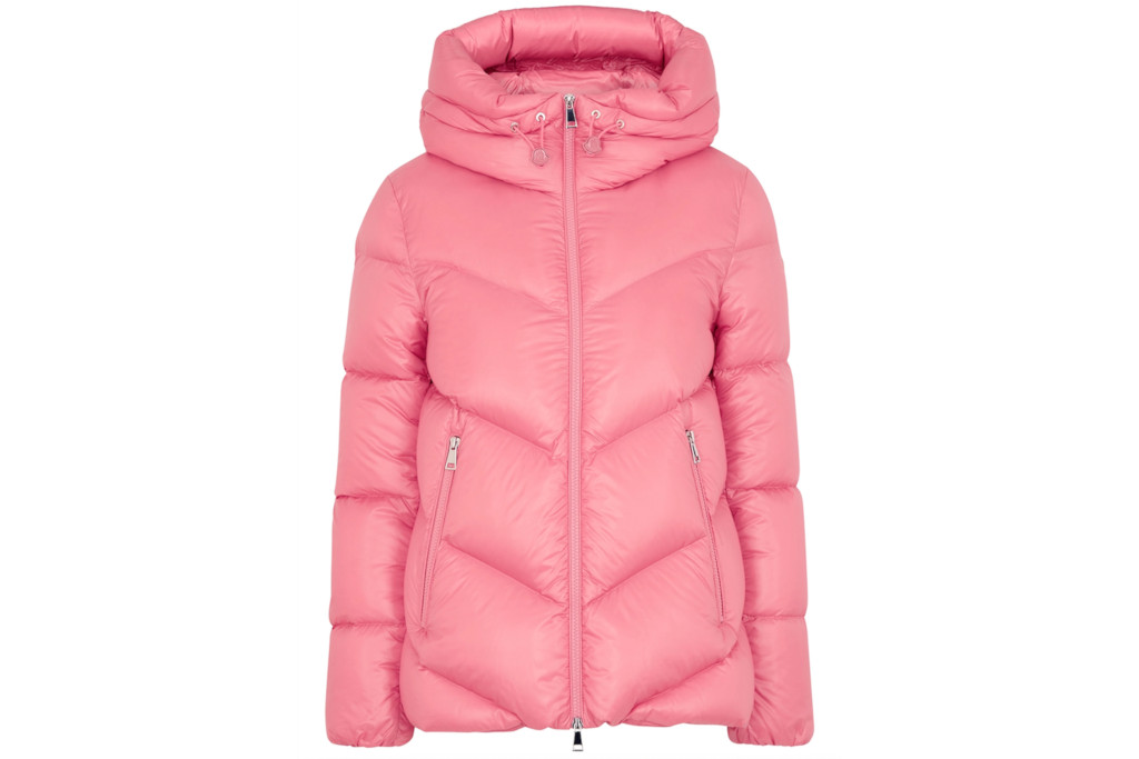 Pink quilted jacket