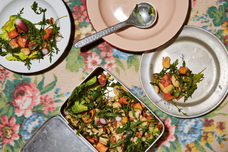 Recipe: Roasted Sweet Potato and Butter Bean Salad
