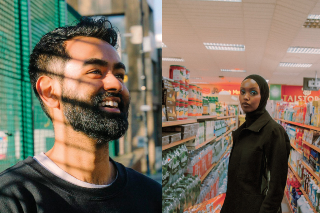 Rahemur Rahman & Models in their clothing