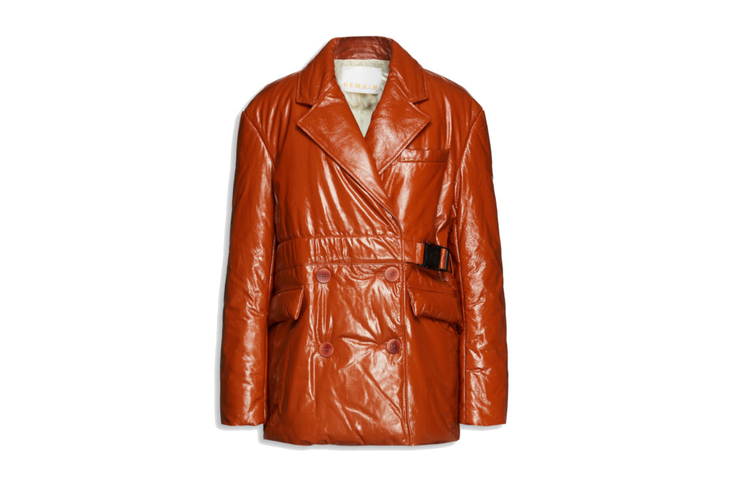 Rust coloured padded jacket