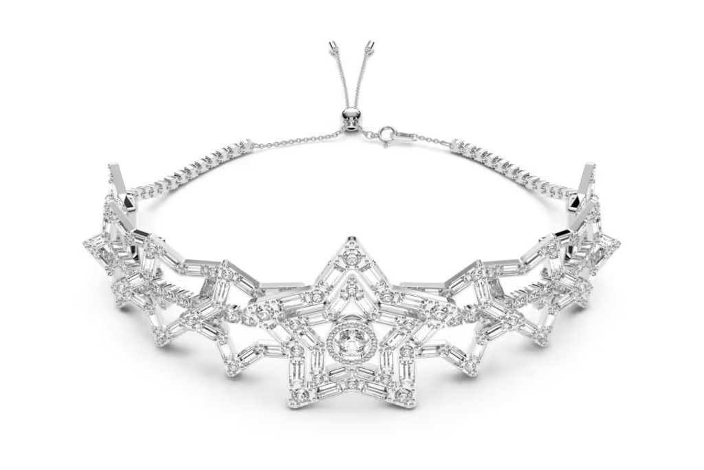 Silver star choker