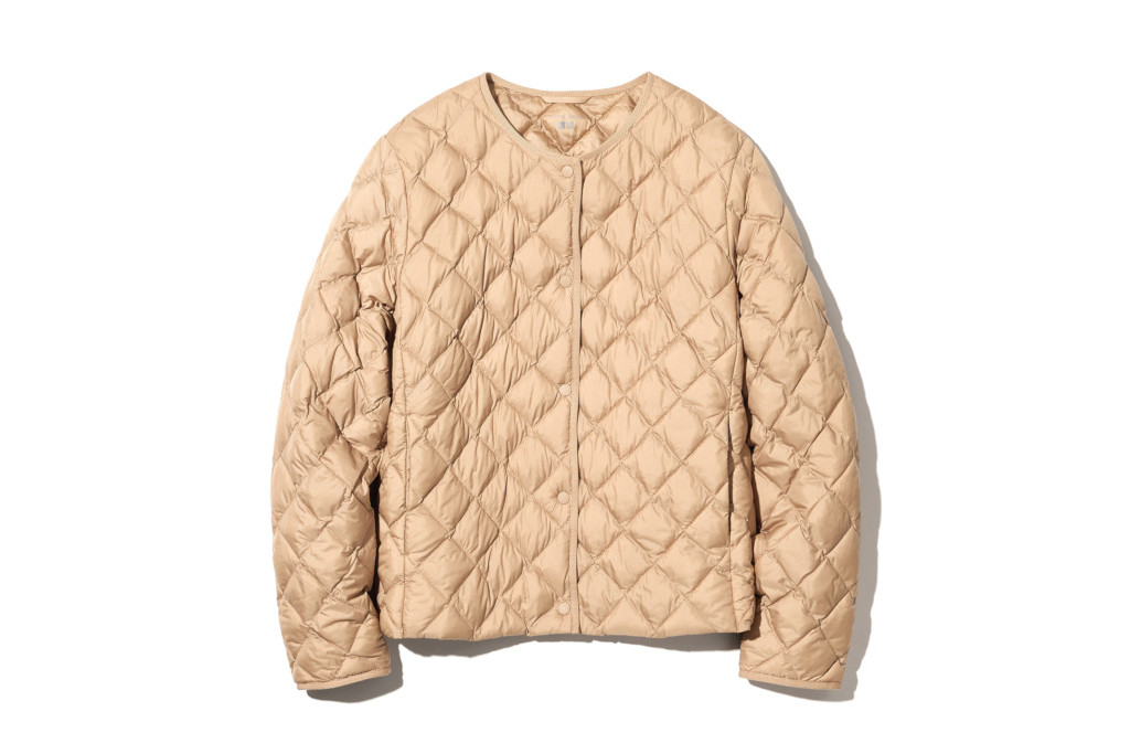 Cream coloured quilted jacket