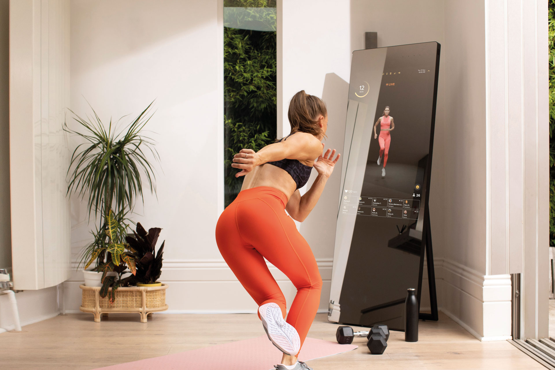 VAHA X - at-home fitness mirror