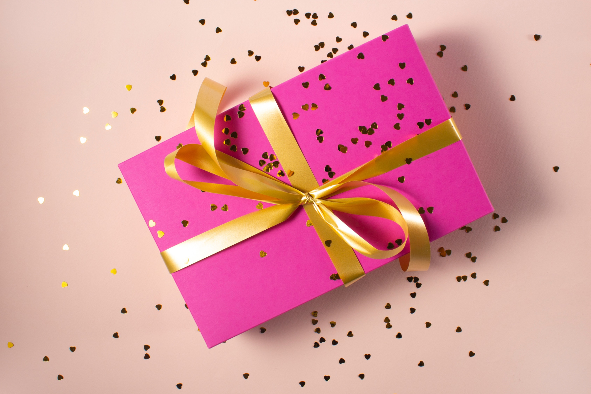 Pink gift box