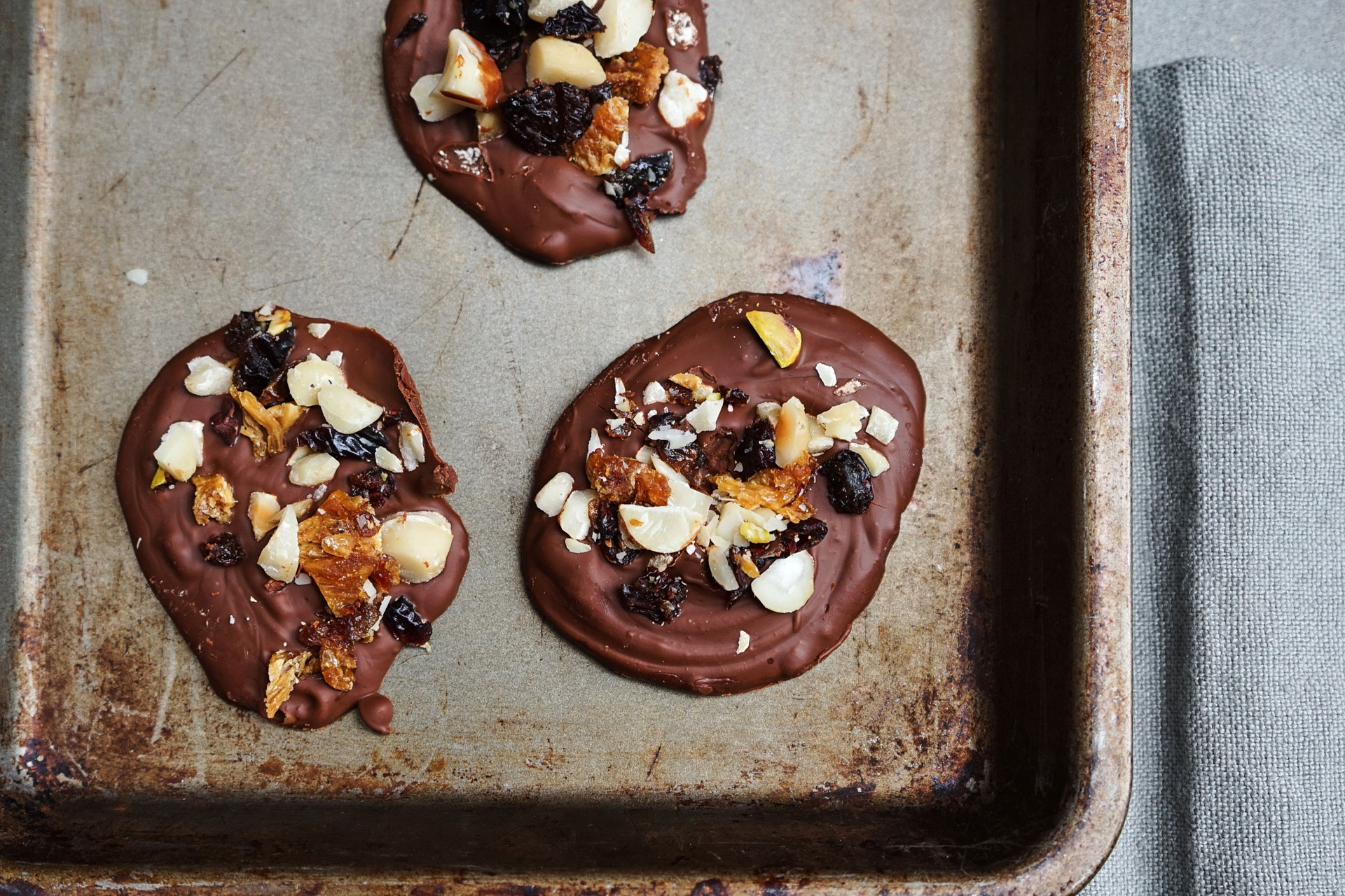 Chocolate florentines