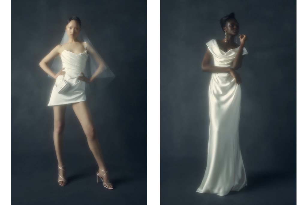 The Venus and Long Cocotte Bridal Gowns