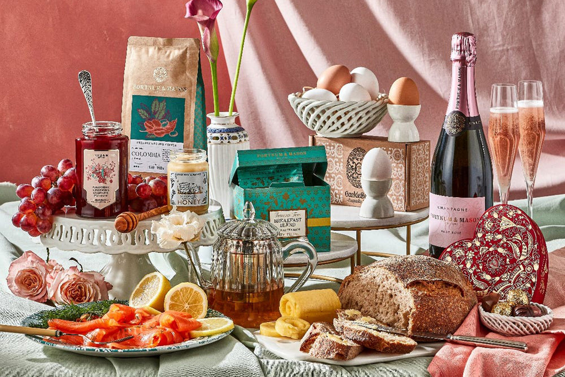 Valentine's Day Champagne Breakfast Box