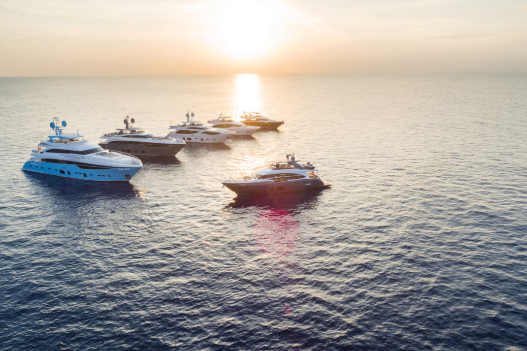 Yachts on the water