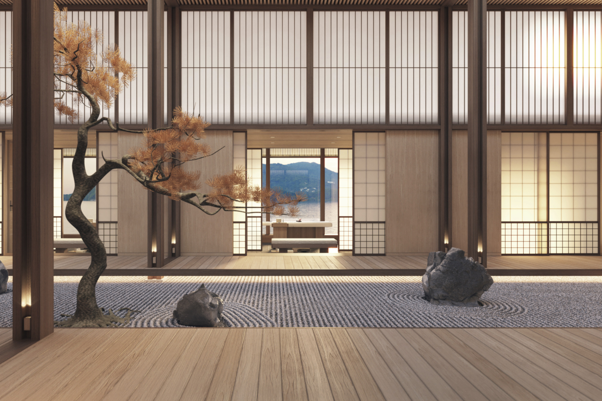 Japanese garden design for Project Sama