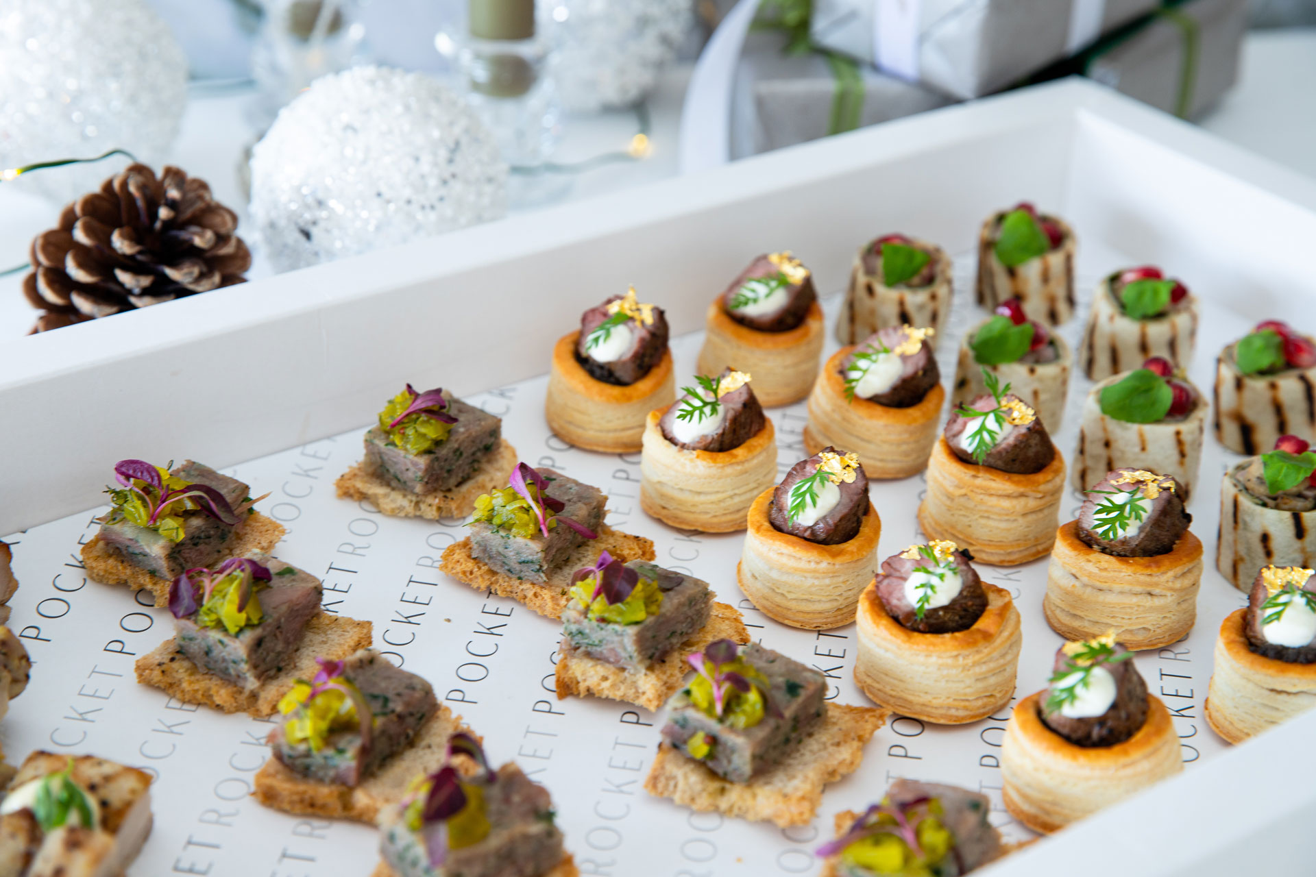 Canapes from Pocket Rocket