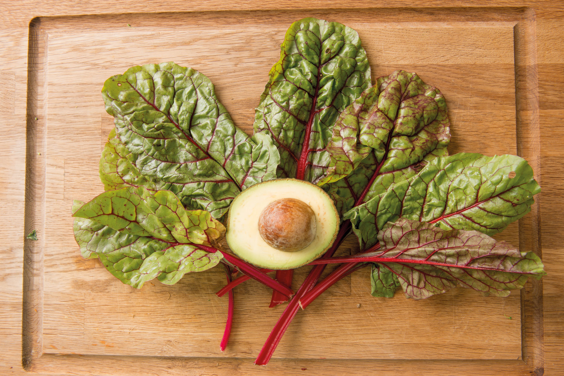 Vegetables on a chopping board