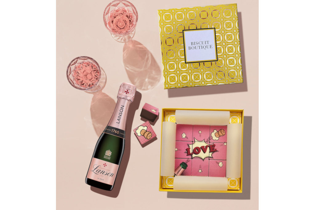 Biscuit Boutique x Champagne Lanson Lovebox