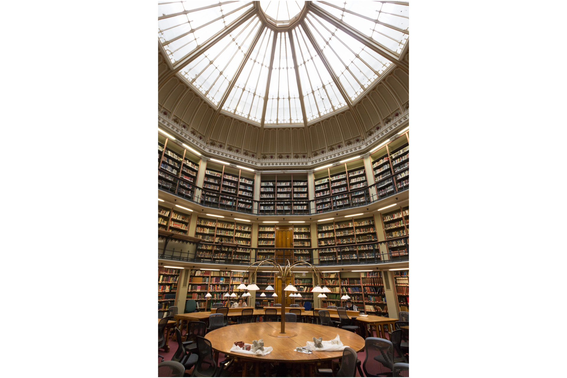 The Maughan Library's glass dome