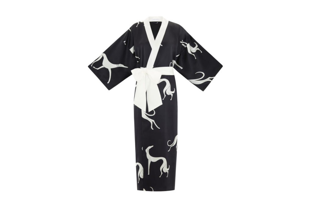 Olivia von Halle Quenie Dante Silk Robe