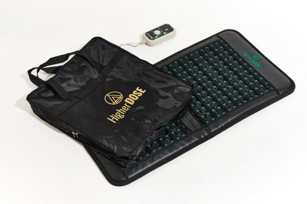 Higherdose Infrared PEMF Mat black sauna mat