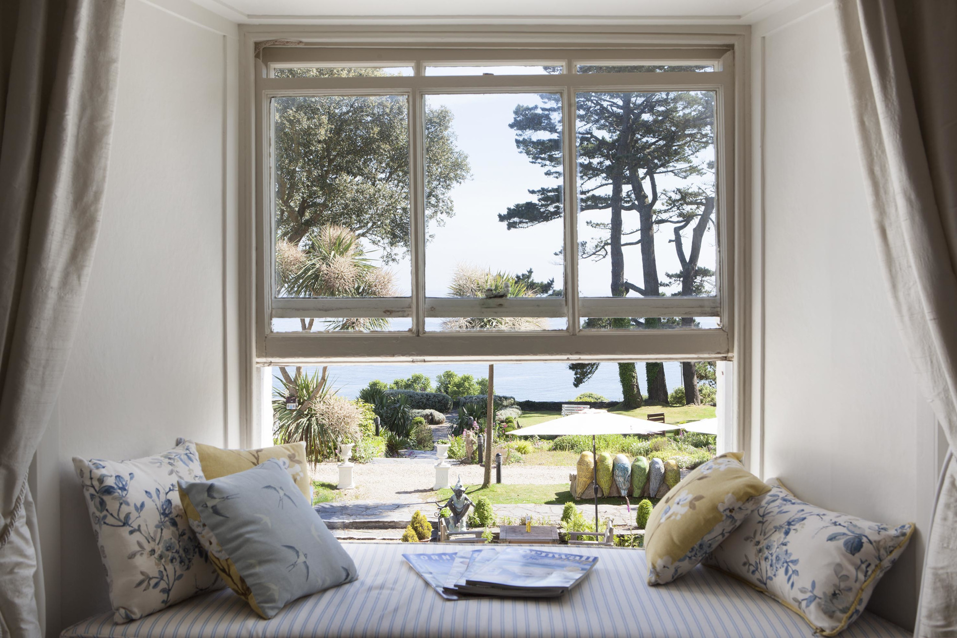 Bay window with view outside