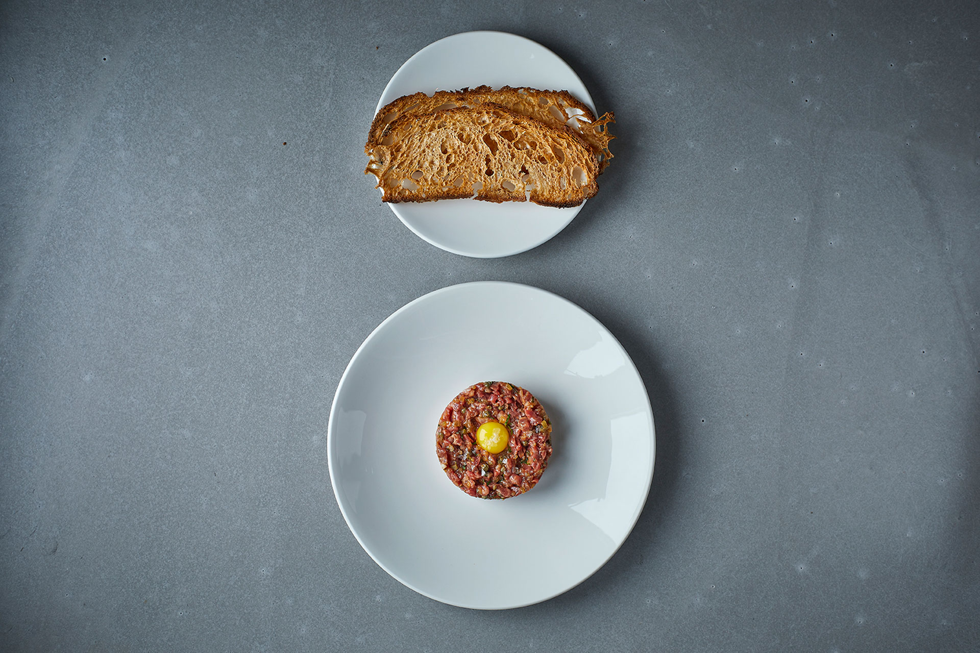 Hereford beef tartare from Sam's Riverside