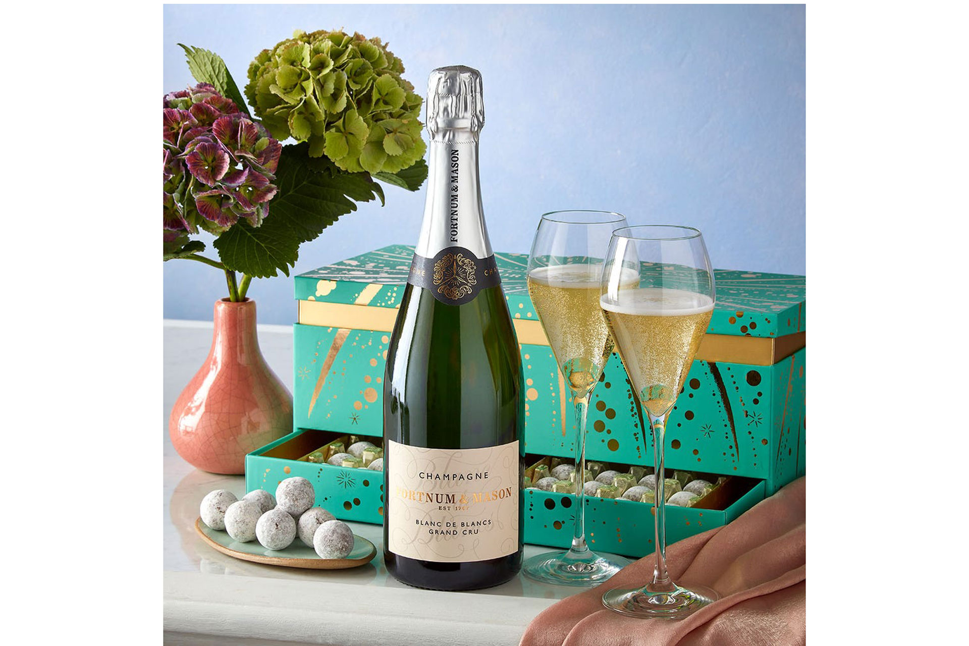 The Champagne & Chocolate Gift Box