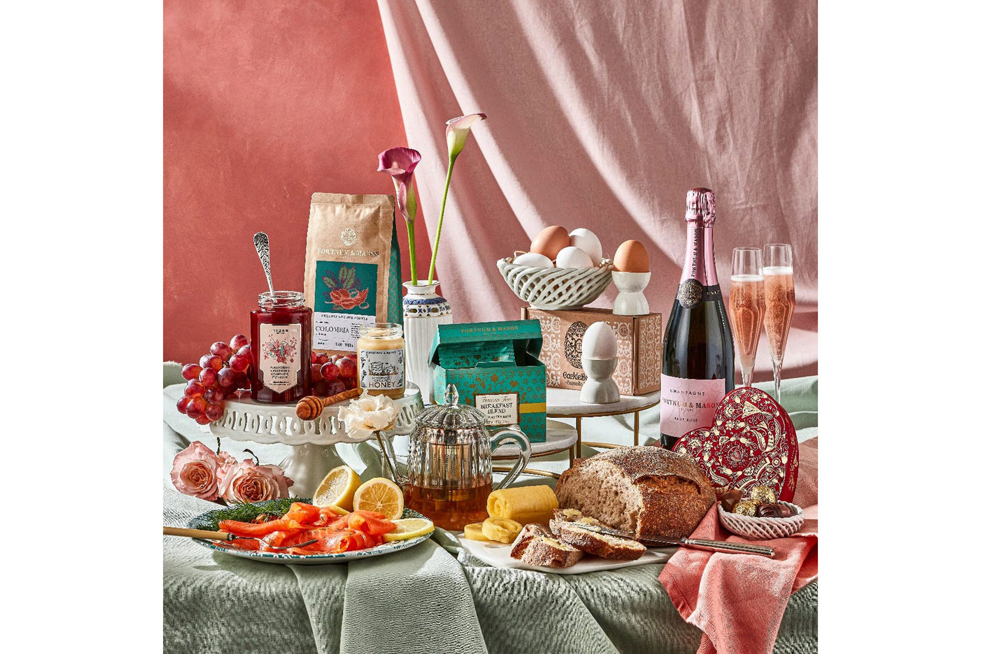 Valentine's Day Champagne Breakfast Box