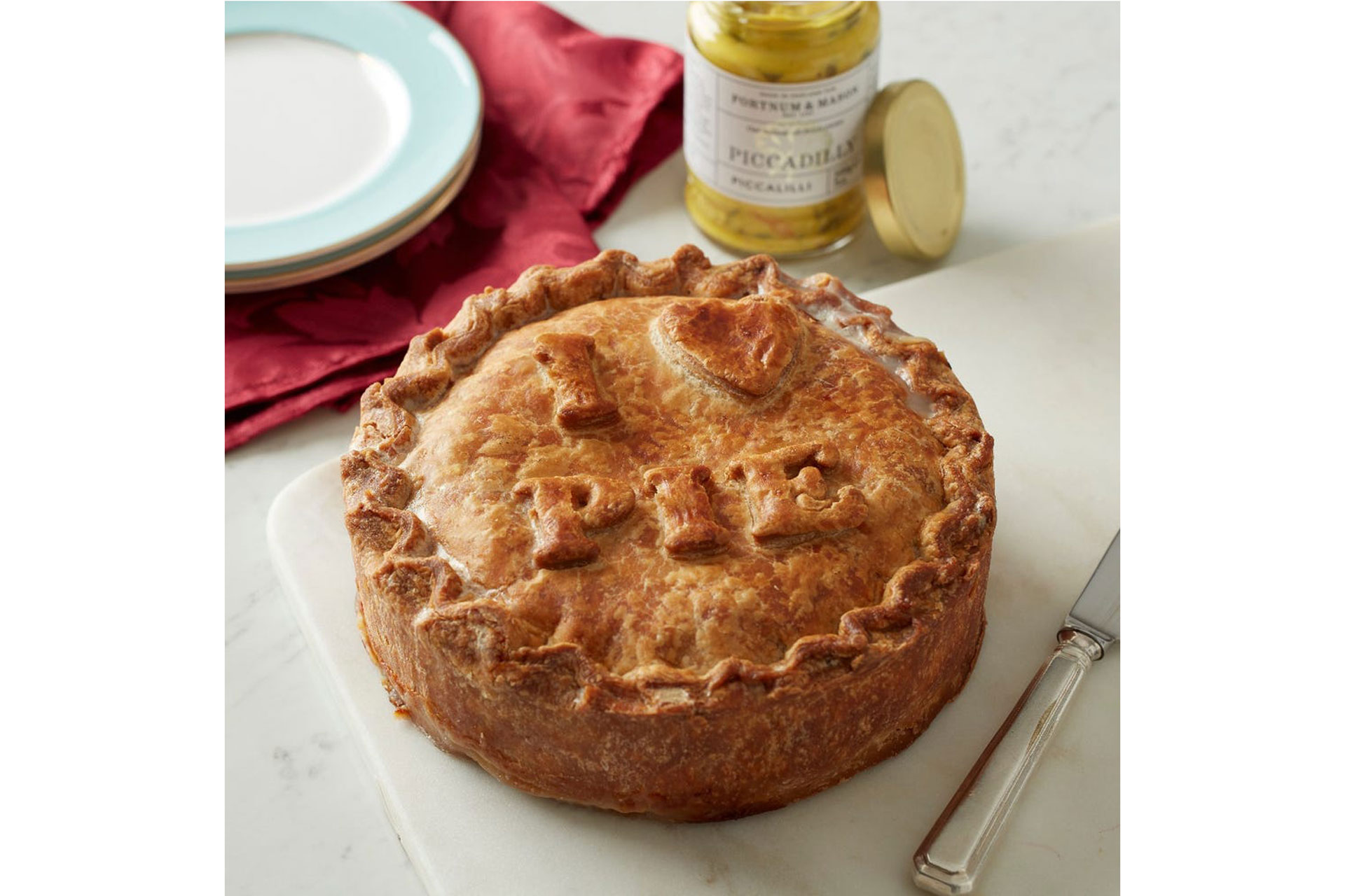 Valentine's 'I Love' Pork Pie