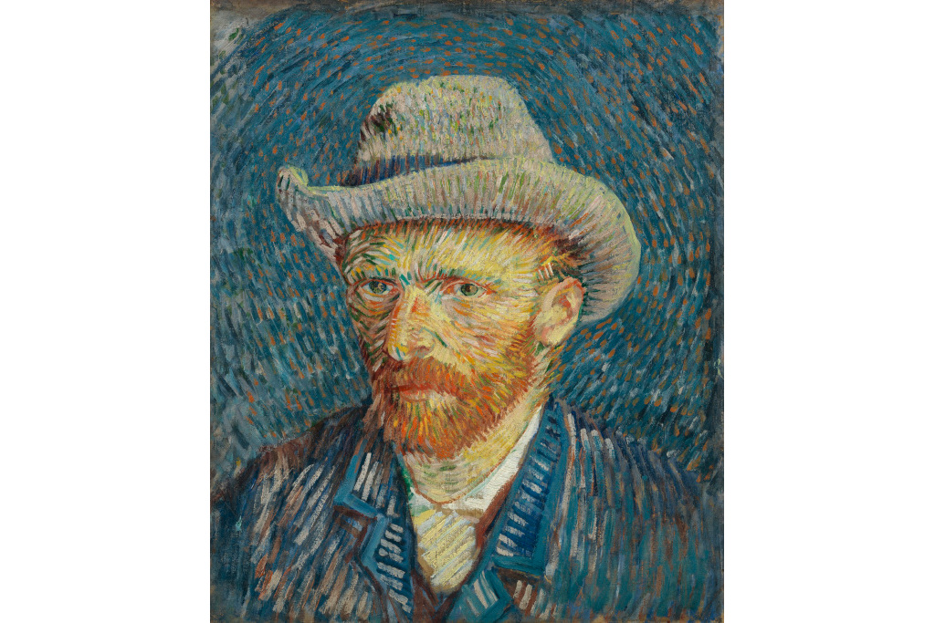 Vincent van Gogh (1853 - 1890), Self-Portrait with Grey Felt Hat, September - October 1887, Van Gogh Museum, Amsterdam (Vincent van Gogh Foundation) (Exhibitions of 2022)