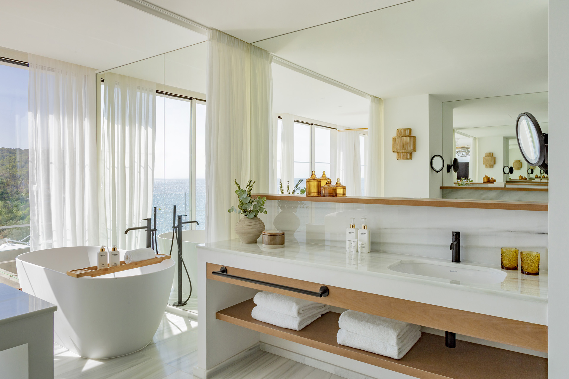 a light and airy bathroom