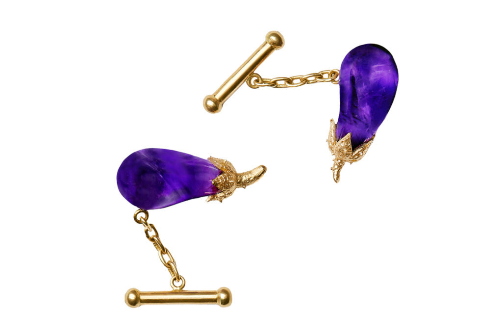 OUROBOROS Aubergine Cufflinks