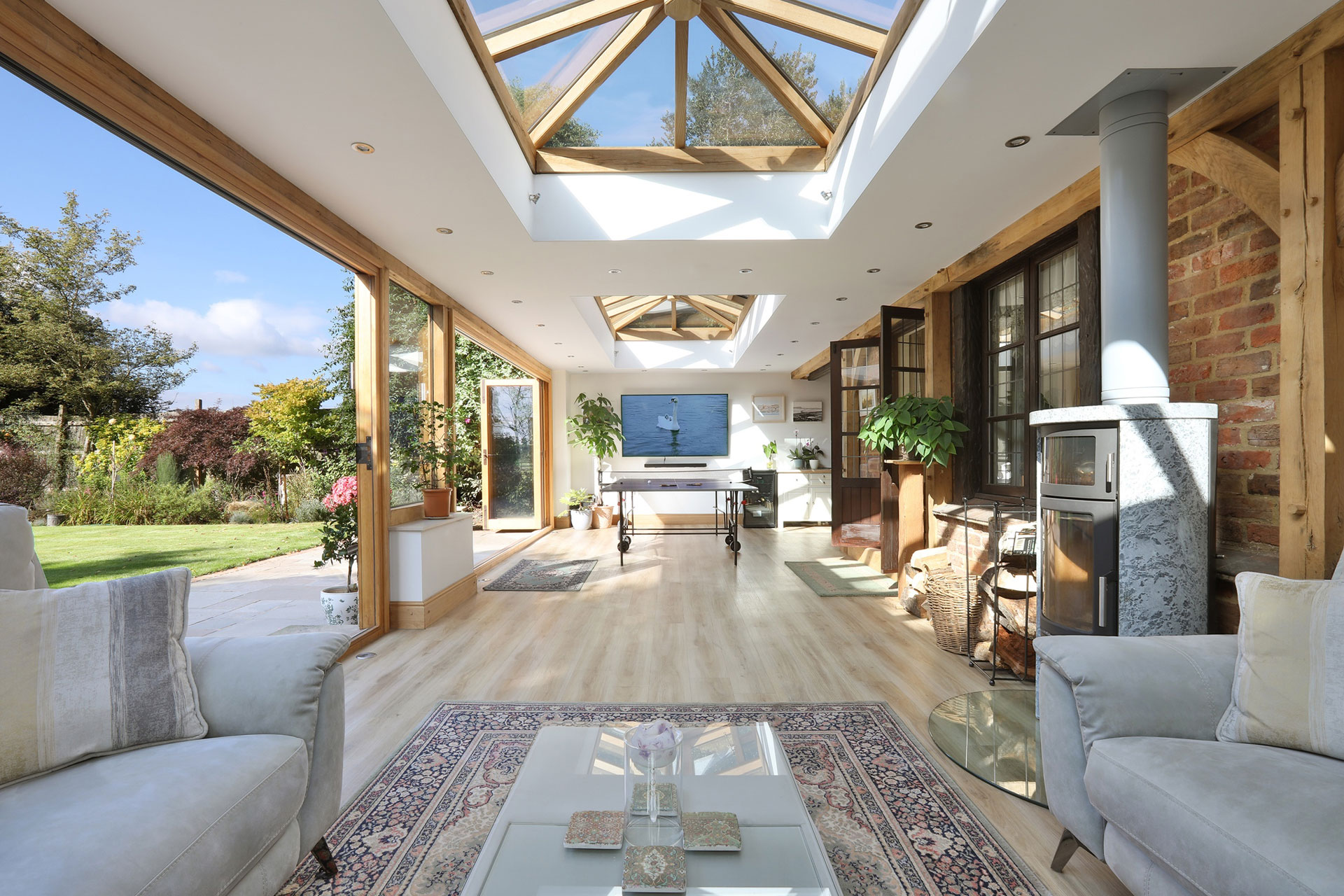 the interior of a conservatory by Prime Oak