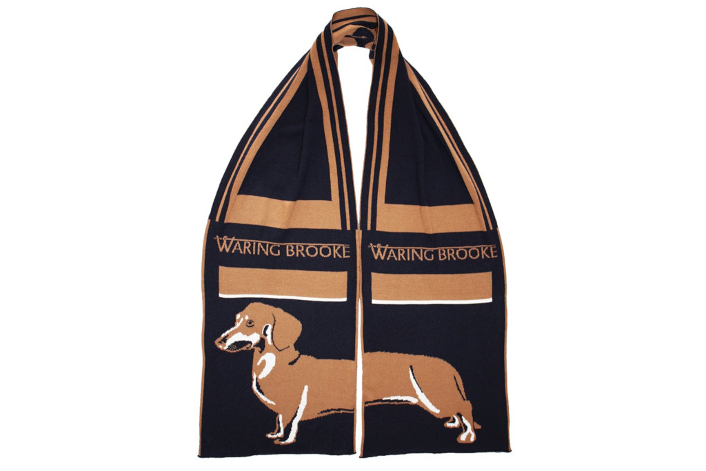 Waring Brooke Signature Heads and Tails Scarf
