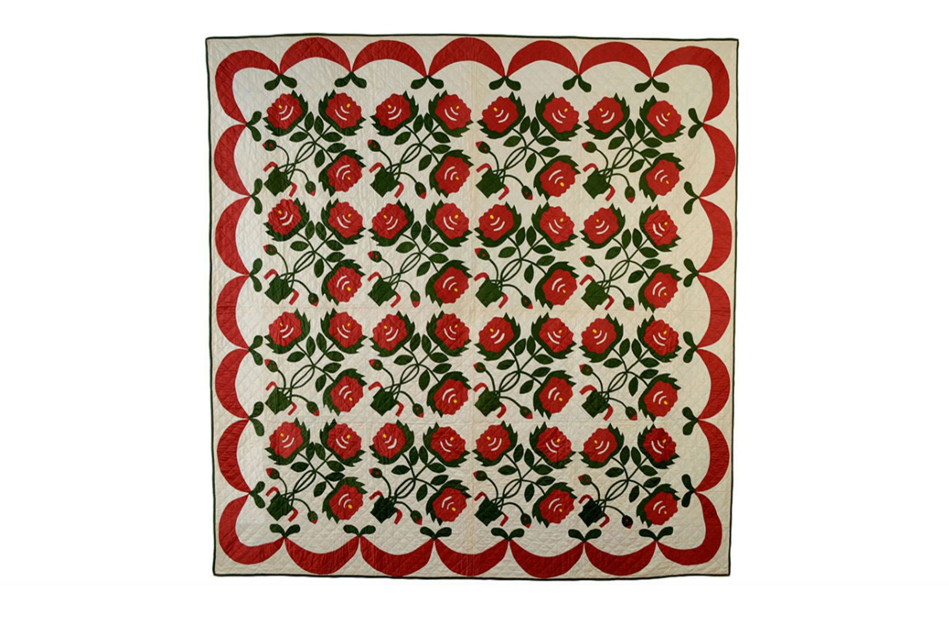1st Dibs Pots of Flowers Quilt