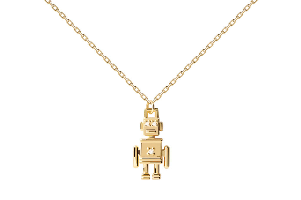 PDPAOLA Robert Gold Necklace
