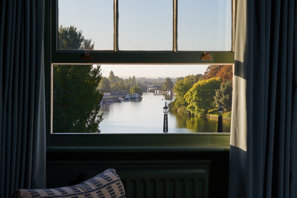 Window overlooking the Thames