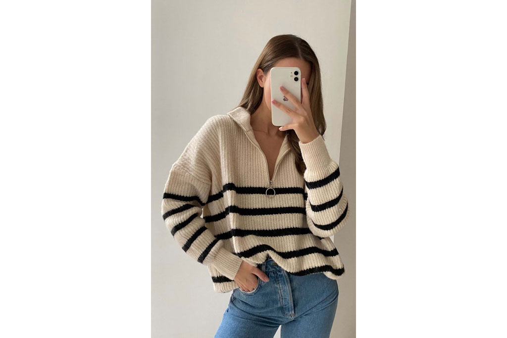 Charli Alyson Zip Sweater