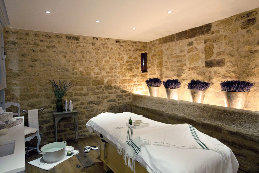 A treatment room in a spa