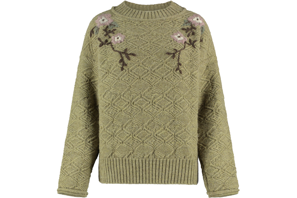 Berjoan x A. Goacher Hand Emboridered Citrine Jumper